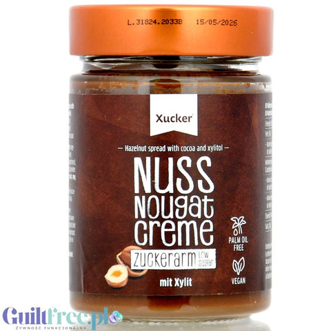 Xucker Nuss Nougat Creme - wegański krem czekoladowo-nugatowy bez cukru tylko z ksylitolem by Xucker (xucker-nuss-nougat-creme-krem-czekoladowo-nugatowy-bez-cukru-tylko-z-ksylitolem)