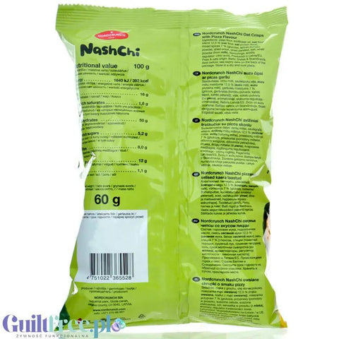 Nordcrunch NashChi Pizza - owsiano-grochowe chrupki o smaku pizzy by Milzu (nordcrunch-nashchi-pizza-owsiano-grochowe-chrupki-o-smaku-pizzy)