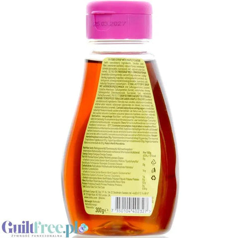 N!CK'S Nicks Maple Fiber Sirup - wegański syrop błonnikowy bez cukru ze stewią o smaku klonowym by Nick's! (nck-s-nicks-maple-fiber-sirup-weganski-syrop-blonnikowy-bez-cukru-ze-stewia-o-smaku-klonowym)