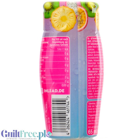 Inlead Squeeze Syrup Tropical Brasil - skoncentrowany syrop do wody bez cukru i kalorii na 8L