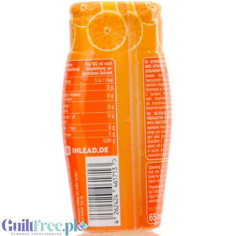 Inlead Squeeze Syrup Miami Orange - skoncentrowany syrop do wody bez cukru i kalorii na 8L
