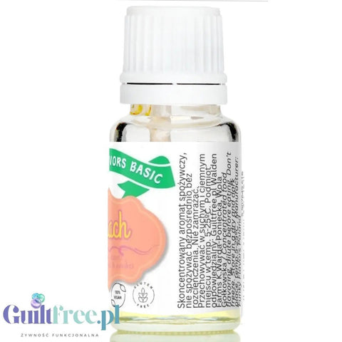 Funky Flavors Basic Peach 10ml - brzoskwiniowe kropelki aromatyzujące bez kalorii, cukru i słodzików by Funky Flavors (funky-flavors-peach-brzoskwinia-aromat-bez-cukru-bez-tluszczu)
