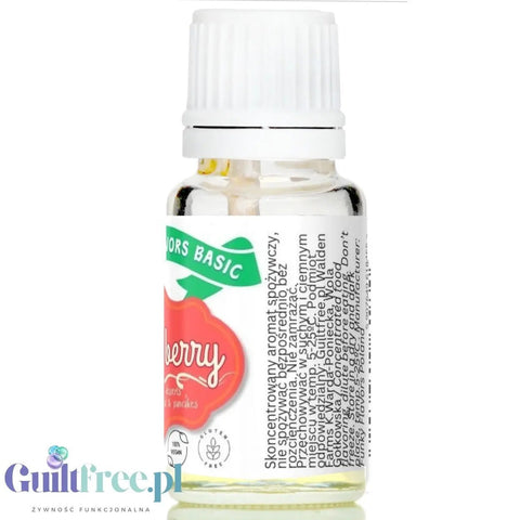 Funky Flavors Basic Strawberry 10ml - truskawkowe kropelki aromatyczne do potraw i napojów, bez cukru i słodzików by Funky Flavors (funky-flavors-strawberry-aromat-truskawkowy)