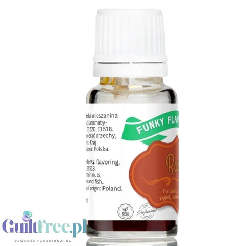 Funky Flavors Basic Rum 10ml - rumowe kropelki aromatyzujące bez cukru, słodzików i tłuszczu by Funky Flavors (funky-flavors-rum-aromat-rumowy-bez-cukru-bez-tluszczu)