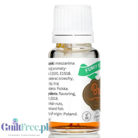 Funky Flavors Basic Brandy 10ml - płynny aromat w kropelkach, bez cukru, tłuszczu i kalorii by Funky Flavors (funky-flavors-brandy-plynny-aromat-w-kropelkach-bez-cukru-tluszczu-i-kalorii)