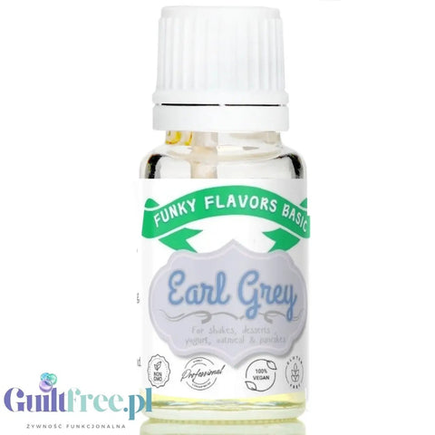 Funky Flavors Basic Earl Gray 10ml - płynny aromat w kropelkach, bez cukru, tłuszczu i kalorii by Funky Flavors (funky-flavors-earl-gray-plynny-aromat-w-kropelkach-bez-cukru-tluszczu-i-kalorii)