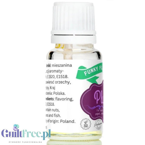 Funky Flavors Basic Plum 10ml - śliwkowe kropelki aromatyzujące bez cukru, tłuszczu i słodzików by Funky Flavors (funky-flavors-plum-aromat-sliwkowy-bez-cukru-i-tluszczu)