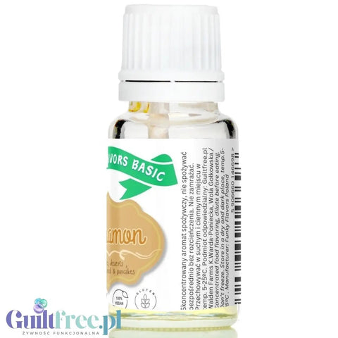 Funky Flavors Basic Cinnamon 10ml - cynamonowe kropelki aromatyczne bez cukru, tłuszczu i kalorii by Funky Flavors (funky-flavors-cinnamon-aromat-cynamonowy-bez-cukru-i-tluszczu)