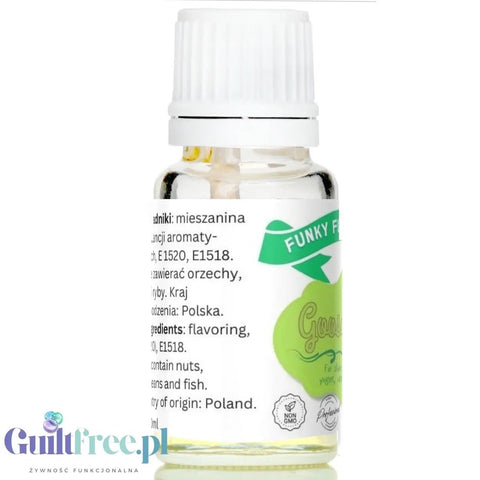 Funky Flavors Basic Gooseberry 10ml - agrestowe kropelki aromatyzujące bez cukru, słodzików i kalorii by Funky Flavors (funky-flavors-goosberry-aromat-agrestowy-bez-cukru-bez-tluszczu)