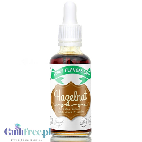 Funky Flavors Basic Hazelnut 30ml - Orzechy Laskowy - kropelki aromatyczne bez cukru, słodzików i kalorii by Funky Flavors (funky-flavors-hazelnut-30ml-orzechy-laskowy-aromat-bez-cukru-bez-tluszczu)