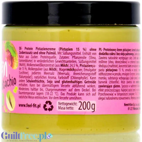 FeelFIT Protein Pistachio - proteinowy krem pistacjowy 24% białka, bez oleju palmowego i cukru by Feel Fit (feelfit-protein-pistachio-proteinowy-krem-pistacjowy-bez-oleju-palmowego-i-cukru)