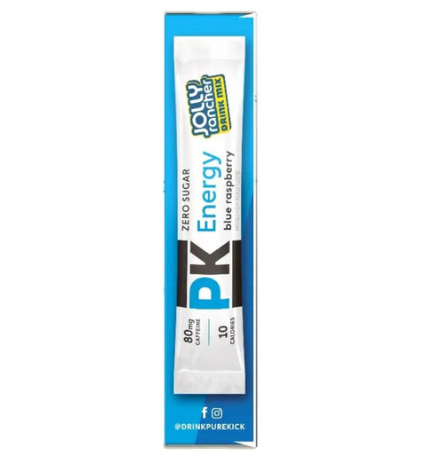 Pure Kick & Jolly Energy Blue Raspberry - sugar-free sachets, instant drink with caffeine, vitamins and electrolytes