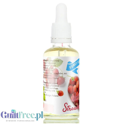 Funky Flavors Sweet Wild Strawberry - słodkie kropelki poziomkowe bez cukru i kalorii by Funky Flavors (funky-flavors-sweet-wild-strawberry-slodzony-aromat-poziomkowy-bez-cukru-i-kalorii)