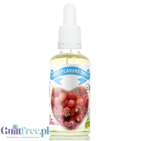 Funky Flavors Sweet Wild Strawberry - słodkie kropelki poziomkowe bez cukru i kalorii by Funky Flavors (funky-flavors-sweet-wild-strawberry-slodzony-aromat-poziomkowy-bez-cukru-i-kalorii)