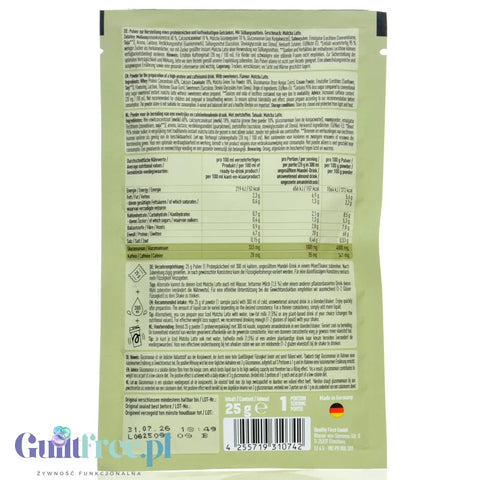 More Nutrition More Nutrition Protein Iced Matcha Latte 25g - proteinowa zielona herbata matcha bez cukru 20g białka -