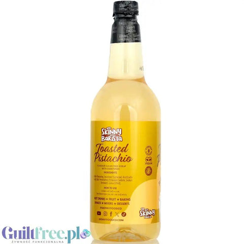Skinny Food Barista Toasted Pistachio 1L - syrop do kawy bez cukru i kalorii o smaku pistacjowym by Skinny Food (skinny-food-barista-coffee-syrup-toasted-pistachio-1l-syrop-do-kawy-bez-cukru-i-kalorii-o-smaku-pistacjowym)