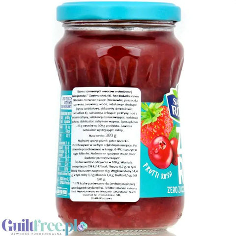 Santa Rosa Zero Frutti Rossi - niskokaloryczny dżem z czerwonych owoców bez dodatku cukru by Santa Rosa (santa-rosa-zero-frutti-rossi-niskokaloryczny-dzem-z-czerwonych-owocow-bez-dodatku-cukru)