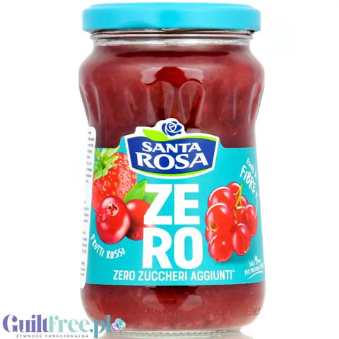 Santa Rosa Zero Frutti Rossi - niskokaloryczny dżem z czerwonych owoców bez dodatku cukru by Santa Rosa (santa-rosa-zero-frutti-rossi-niskokaloryczny-dzem-z-czerwonych-owocow-bez-dodatku-cukru)