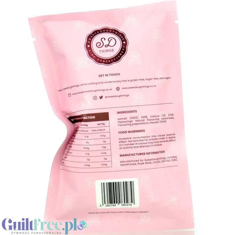 SweetDoughThings Candy Floss Rose - wegańska wata (BEZ)cukrowa o smaku różanym 30kcal by SweetDoughThings (sweetdoughthings-candy-floss-rose-weganska-wata-bezcukrowa-o-smaku-rozanym-30kcal)