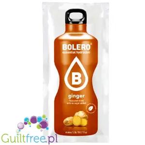 Bolero Drink Ginger 9g - saszetka do napojów bez cukru ze stewią, Imbir by Bolero Drink (bolero-ze-stewia-imbir-1kcal-mix-na-15l)