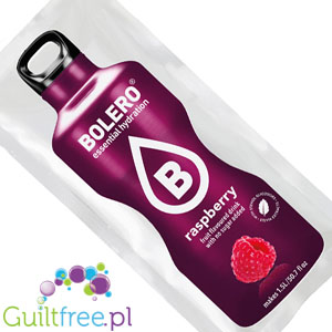 Bolero Drink Raspberry 9g - saszetka do napojów bez cukru ze stewią, Malina by Bolero Drink (bolero-ze-stewia-malina-1kcal-mix-na-15l)