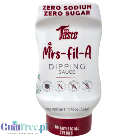 Mrs Taste Zero Sugar Mrs fil-A Dipping Sauce - pikantny dip do mięs i warzyw bez cukru i sodu by Mrs Taste (mrs-taste-zero-sugar-mrs-fil-a-dipping-sauce-pikantny-dip-do-mies-i-warzyw-bez-cukru-i-sodu)