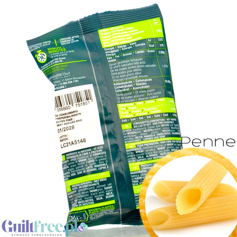 Ciao Carb Maccarozone Stage 3, Penne 50g - włoski makaron niskowęglowodanowy niskie IG, 33g białka by Ciao Carb (ciao-carb-maccarozone-stage-3-penne-50g-wloski-makaron-niskoweglowodanowy-niskie-ig-33g-bialka)