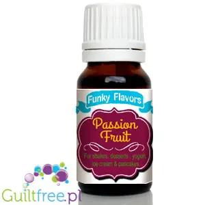 Funky Flavors Basic Passion Fruit 10ml - kropelki o aromacie marakuja bez kalorii, cukru i słodzików by Funky Flavors (funky-flavors-passion-fruit-marakuja-aromat-bez-cukru-bez-tluszczu)