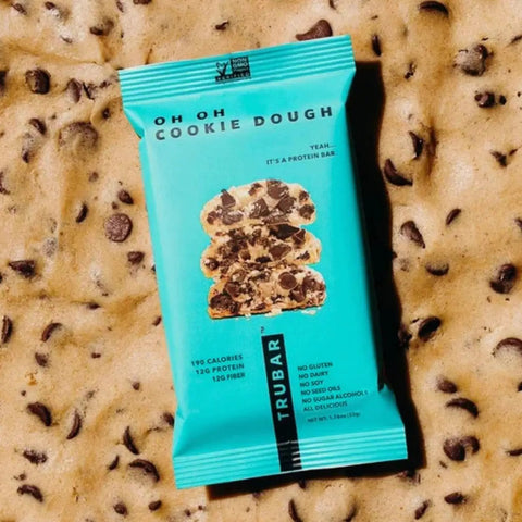 TRUBAR Oh Oh Cookie Dough - ciasteczkowy wegański baton białkowy bez glutenu, soi i słodzików by TRUWOMEN (trubar-oh-oh-cookie-dough-ciasteczkowy-weganski-baton-bialkowy-bez-glutenu-soi-i-slodzikow)