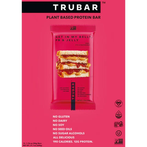 TRUBAR Get In My Jelly, PB & Jelly - wegański baton proteinowy bez soi, glutenu i słodzików by TRUWOMEN (trubar-get-in-my-jelly-pb-jelly-weganski-baton-proteinowy-bez-soi-glutenu-i-slodzikow)