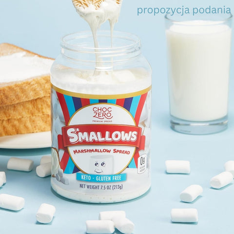 Choc Zero S'Mallows Spread - piankowy keto krem jak marshmallow bez dodatku cukru by Choc Zero (choc-zero-s-mallows-spread-piankowy-keto-krem-jak-marshmallow-bez-dodatku-cukru)