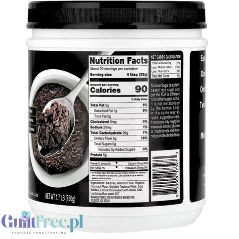 RxSugar Brownie Mix Pro 750g - mieszanka do przygotowania brownie w mikrofali by guiltfrii.com (rxsugar-brownie-mix-pro-750g-mieszanka-do-przygotowania-brownie-w-mikrofali)