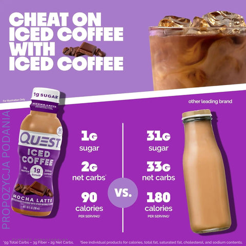 Quest Iced Coffee Mocha Latte RTD - proteinowa czekoladowa kawa mrożona 90kcal, bez cukru by Quest Nutrition (quest-iced-coffee-mocha-latte-rtd-proteinowa-czekoladowa-kawa-mrozona-90kcal-bez-cukru)