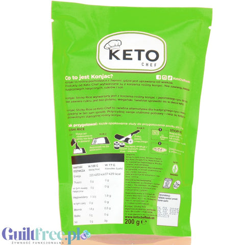 Keto Chef Organic Konjac Thai Style - bio makaron shirataki 9kcal, formuła bezzapachowa by Keto Chef (keto-chef-organic-konjac-thai-style-bio-makaron-shirataki-9kcal-formula-bezzapachowa)