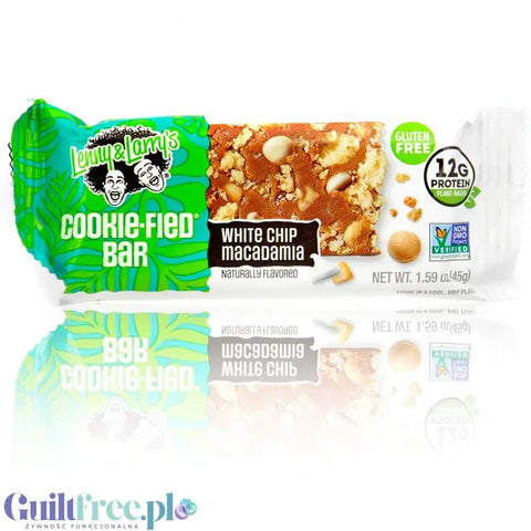 Lenny & Larry's Complete Cookie-fied Bar White Chip Macadamia - wegański baton ciasteczkowy 12g białka by Lenny & Larry's (lenny-larrys-complete-cookie-fied-bar-white-chip-macadamia-weganski-baton-ciasteczkowy-12g-bialka)