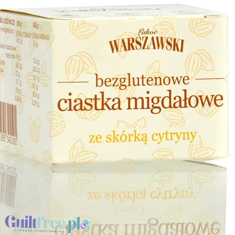 Łakoć Warszawski - bezglutenowe ciastka migdałowe z skórką cytryny i cynamonem bez cukru by Baton Warszawski (lakoc-warszawski-bezglutenowe-ciastka-migdalowe-z-skorka-cytryny-i-cynamonem-bez-cukru)