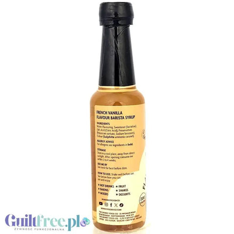 Skinny Food Barista Coffee Syrup French Vanilla 250ml - syrop zero kalorii do kawy, bez cukru by Skinny Food (skinny-food-barista-coffee-syrup-french-vanilla-250ml-syrop-zero-kalorii-do-kawy-bez-cukru)