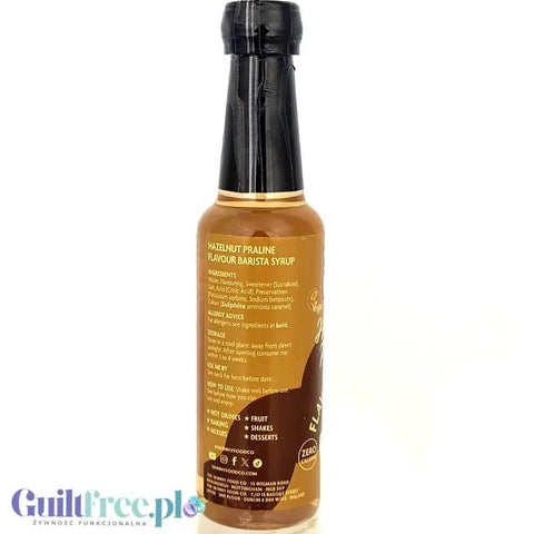 Skinny Food Barista Coffee Syrup Hazelnut Praline 250ml - syrop zero kalorii do kawy, bez cukru by Skinny Food (skinny-food-barista-coffee-syrup-hazelnut-praline-250ml-syrop-zero-kalorii-do-kawy-bez-cukru)