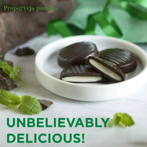 Russel Stover Stevia Mint Patties - nadziewane czekoladki bez cukru z masą miętową by Russel Stover (russel-stover-stevia-mint-patties-nadziewane-czekoladki-bez-cukru-z-masa-mietowa)