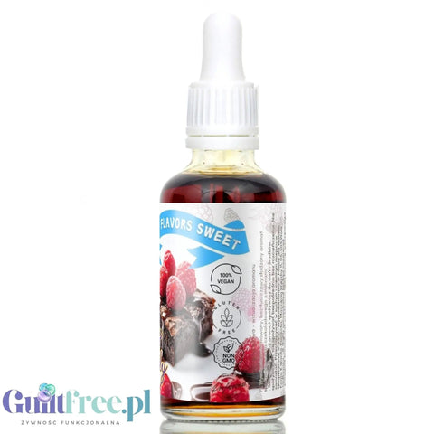 Funky Flavors Sweet Raspberry Brownie - aromat słodzący bez cukru i kalorii, Czekoladowe Brownie z Malinami by Funky Flavors (funky-flavors-sweet-raspberry-brownie-aromat-slodzacy-bez-cukru-i-kalorii-czekoladowe-brownie-z-malinami)