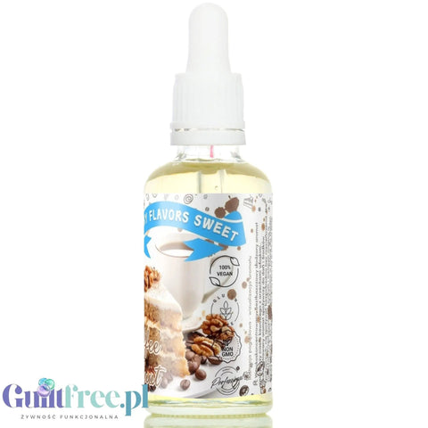 Funky Flavors Sweet Coffee Walnut - słodzący aromat ciasta kawowego z orzechami włoskimi, bez cukru, tłuszczu i kalorii by Funky Flavors (funky-flavors-sweet-coffee-walnut-slodzacy-aromat-ciasta-kawowego-z-orzechami-wloskimi-bez-cukru-tluszczu-i-kalorii)