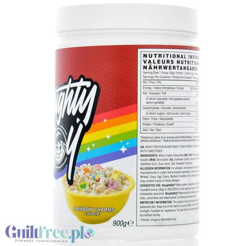 Naughty Boy Whey Protein Rainbow Charms 900g - gęsta odżywka białkowa WPI, WPC & MPC by Naughty Boy (naughty-boy-whey-premium-protein-rainbow-charms-900g-gesta-odzywka-bialkowa-wpi-wpc-mpc)