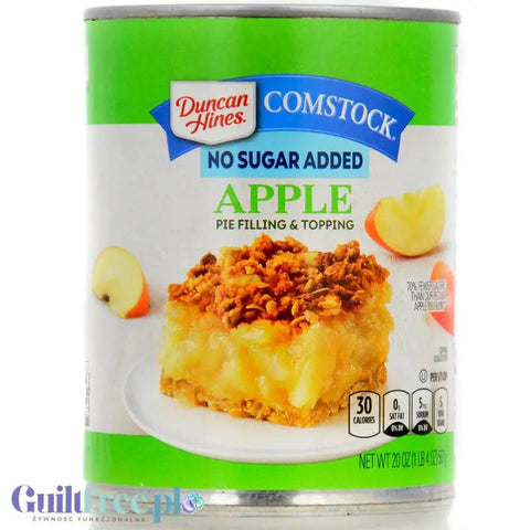 Duncan Hines No Sugar Added Apple Pie Filling - gotowe nadzienie do szarlotki bez dodatku cukru by Duncan Hines (duncan-hines-no-sugar-added-apple-pie-filling-jablka-w-sosie-nadzienie-do-ciasta-bez-cukru)