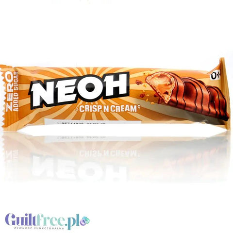 Neo Supps Neoh Crisp'N'Cream - kruchy wafelek z kremowym nadzieniem orzechowym bez cukru 102kcal - Cookies