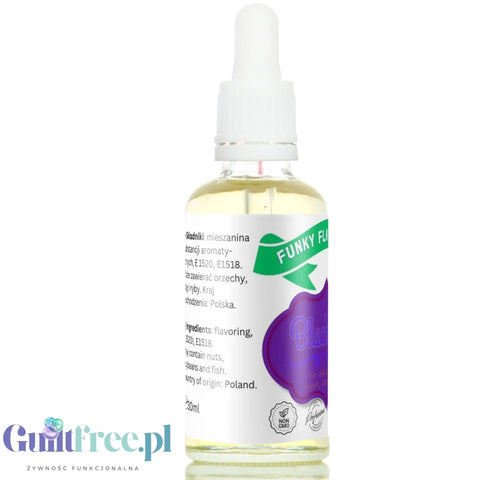 Funky Flavors Basic Blackberry 30ml - kropelki jeżynowe bez cukru, kalorii i słodzików by Funky Flavors (funky-flavors-blackberry-30ml-jezyna-aromat-bez-cukru-bez-tluszczu)