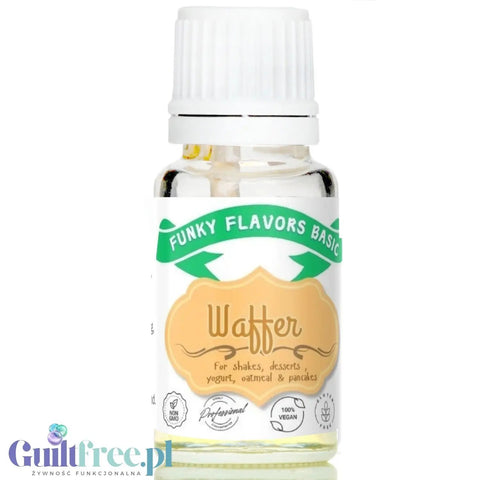 Funky Flavors Basic Waffer 10ml - kropelki smakowe o aromacie wafelków - bez cukru i bez słodzików by Funky Flavors (funky-flavors-waffer-aromat-wafelkowy-bez-cukru-i-bez-tluszczu)