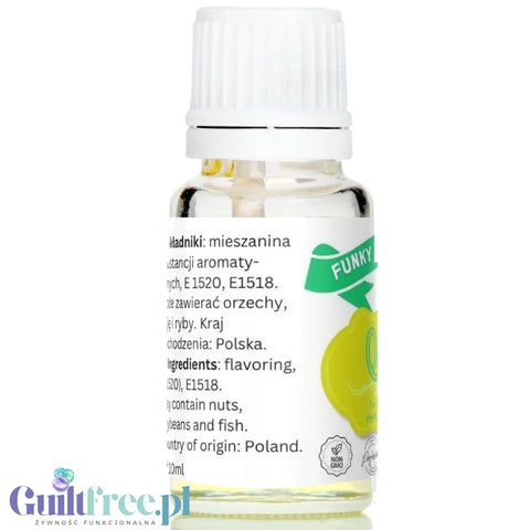 Funky Flavors Basic Quince 10ml - aromat pigwowy bez cukru, słodzików & bez tłuszczu by Funky Flavors (funky-flavors-quince-aromat-pigwowy-bez-cukru-bez-tluszczu)