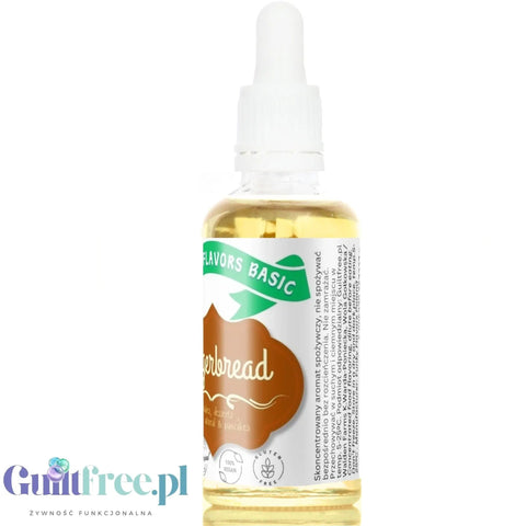 Funky Flavors Basic Gingerbread 30ml - Piernik - kropelki aromatyzujące bez cukru, tłuszczu i słodzików by Funky Flavors (funky-flavors-gingerbread-30ml-piernik-aromat-bez-cukru-bez-tluszczu)