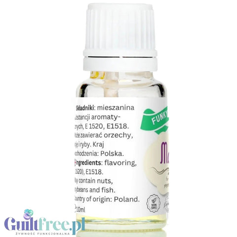 Funky Flavors Basic Malaga 10ml - płynny aromat w kropelkach, bez cukru, tłuszczu i kalorii by Funky Flavors (funky-flavors-malaga-plynny-aromat-w-kropelkach-bez-cukru-tluszczu-i-kalorii)