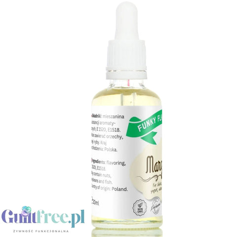 Funky Flavors Basic Marzipan 30ml - marcepanowe kropelki aromatyczne bez cukru, słodzików i kalorii by Funky Flavors (funky-flavors-marzipan-30ml-marcepan-aromat-bez-cukru-bez-tluszczu)